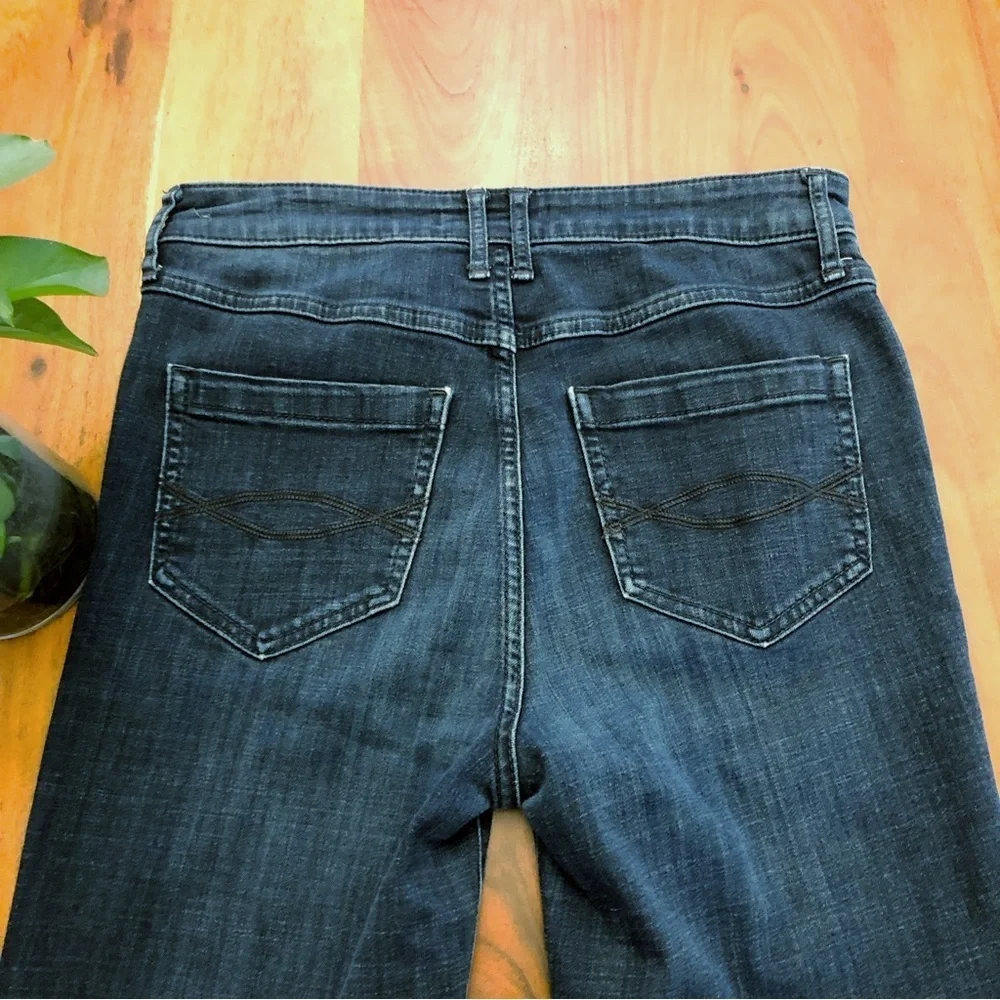 Abercrombie&Fitch Y2K Boot Cut Fit Flared Medium to High Rise Funky Denim Jeans - Picture 5 of 16